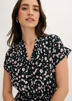 Mujer bonprix bonprix Vestido camisero de viscosa fluida