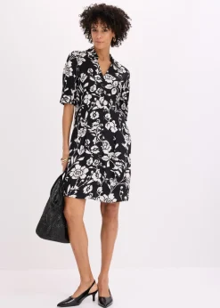 Mujer bonprix bonprix Vestido camisero de viscosa fluida