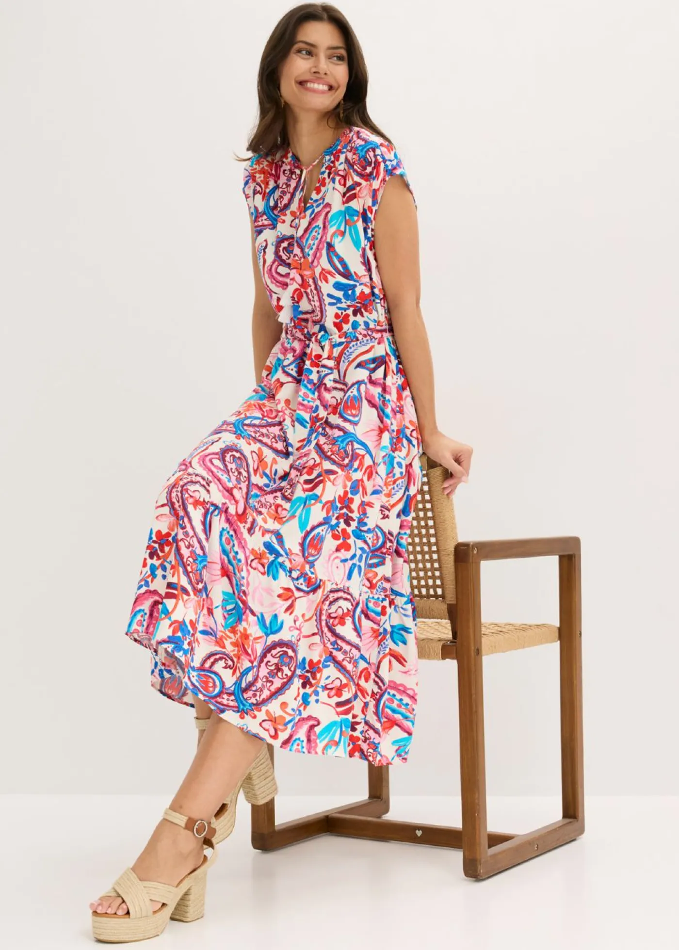 Mujer bonprix bonprix Vestido camisero fluido