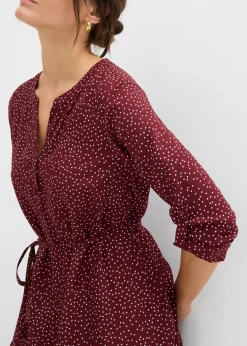 Mujer bonprix bonprix Vestido camisero premamá/de lactancia 2 en 1 de viscosa fluida
