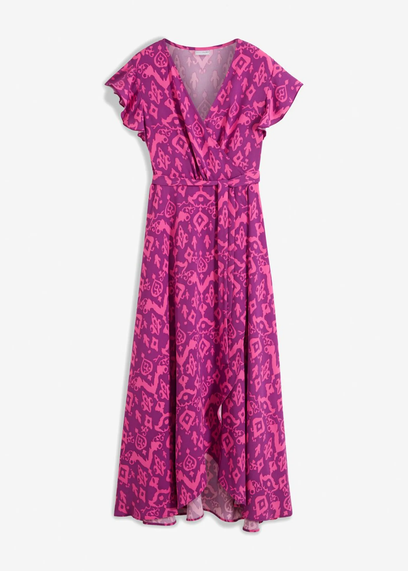 bonprix bonprix Vestidos>Vestido con diseño cruzado Morado