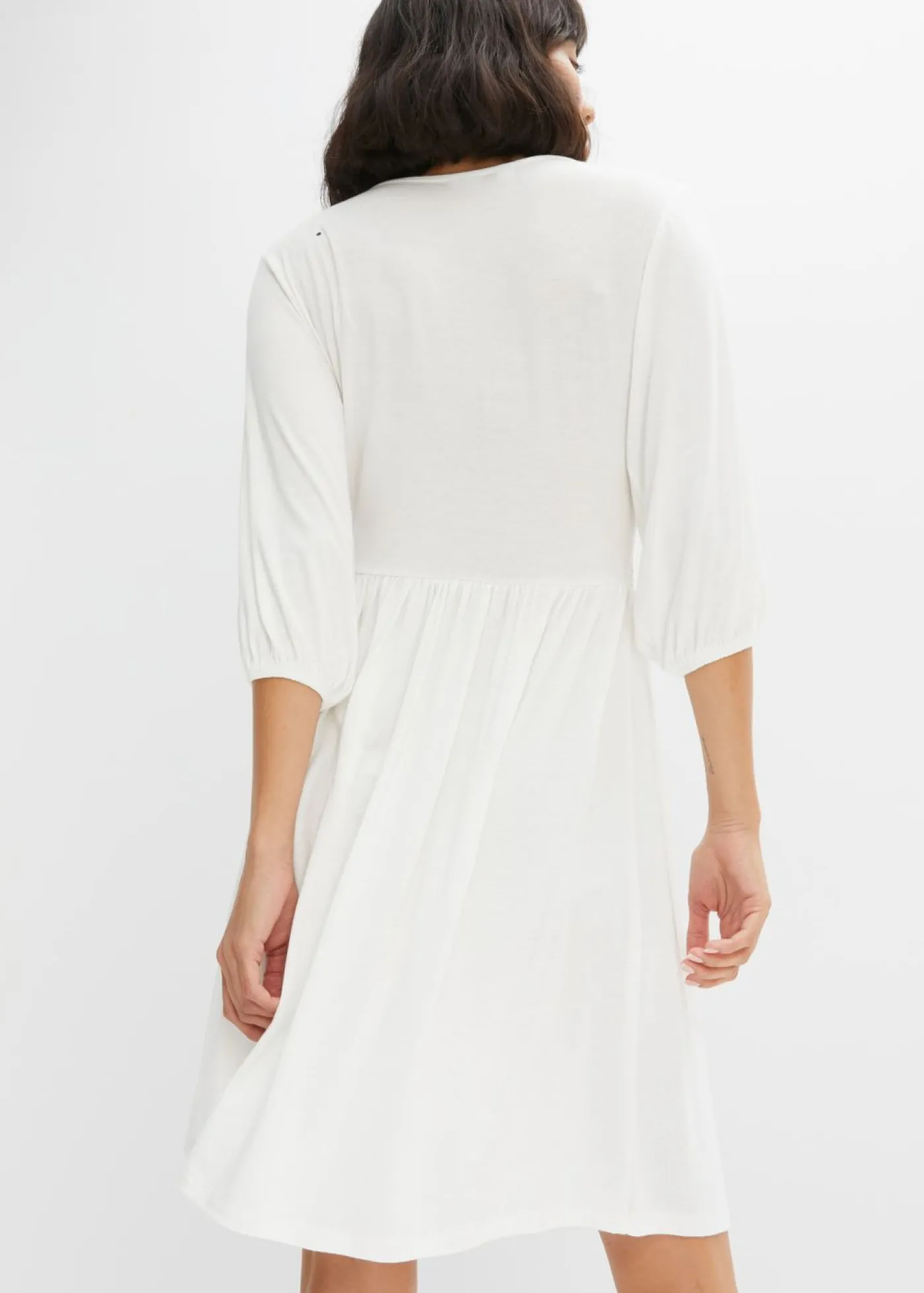 bonprix bonprix Vestidos>Vestido con encaje Blanco