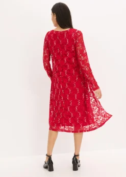 Mujer bonprix bonprix Vestido con encaje (2 piezas)