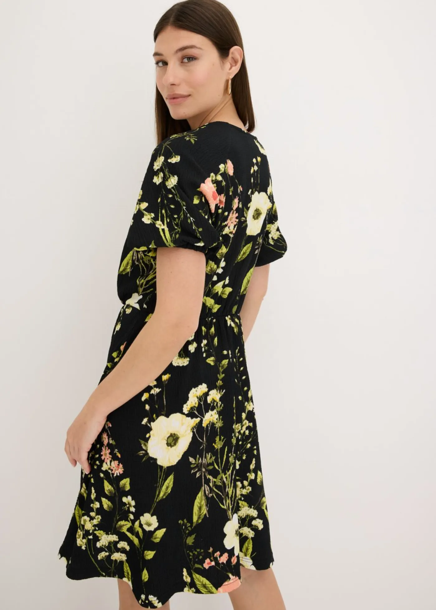 Mujer bonprix bonprix Vestido con mangas abullonadas