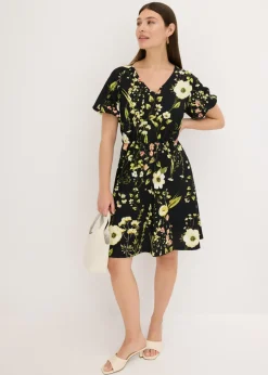 Mujer bonprix bonprix Vestido con mangas abullonadas