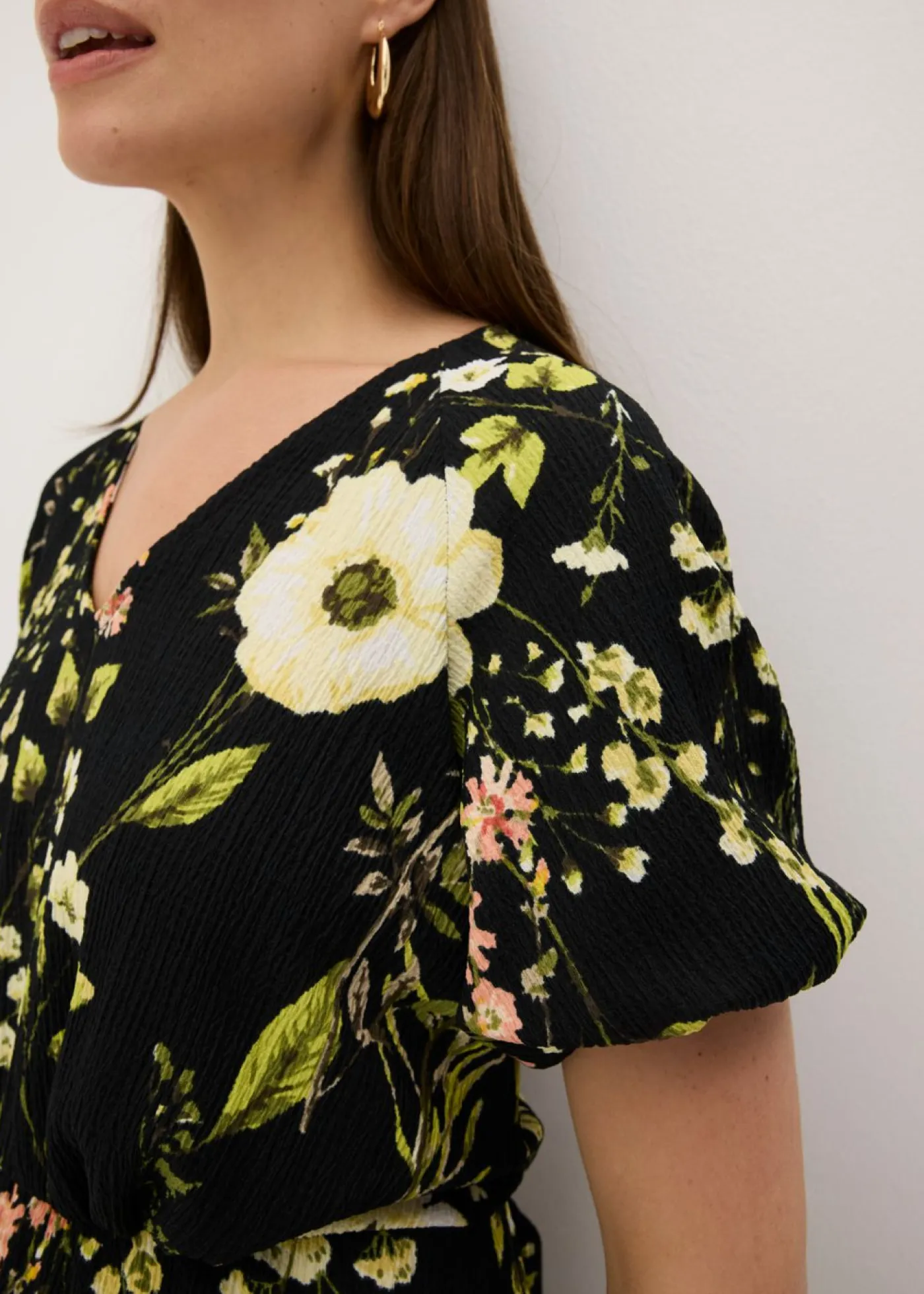 Mujer bonprix bonprix Vestido con mangas abullonadas