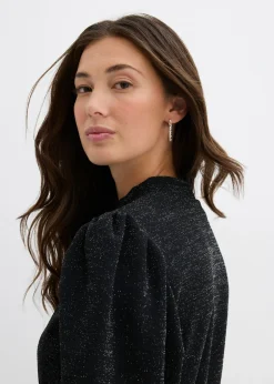 Mujer bonprix bonprix Vestido con purpurina de tejido interlock resistente