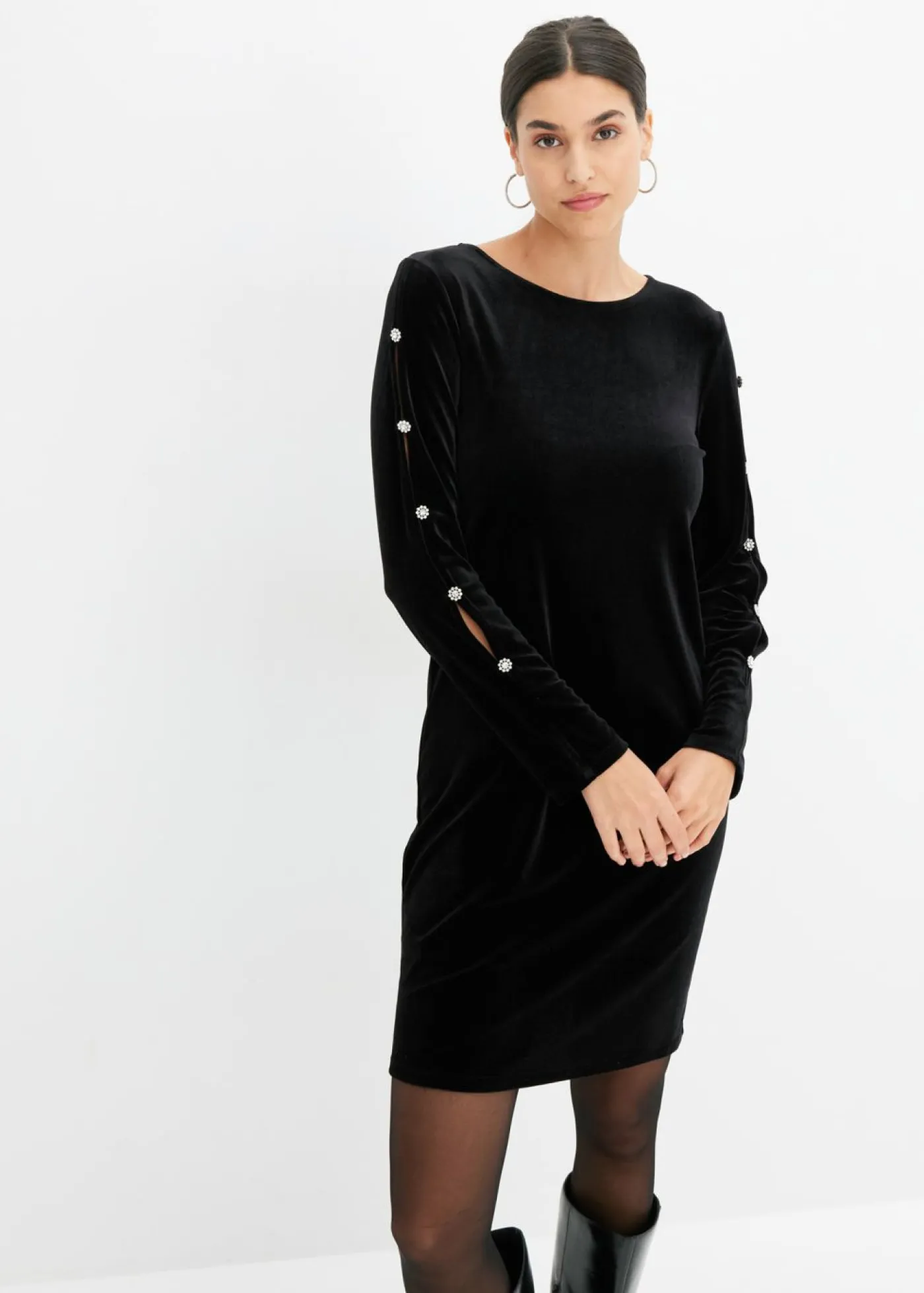 bonprix bonprix Vestidos>Vestido corto Negro