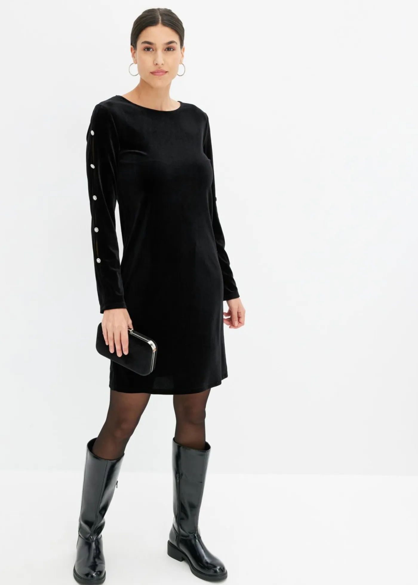 bonprix bonprix Vestidos>Vestido corto Negro