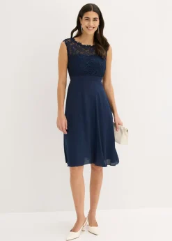 Mujer bonprix bonprix Vestido corto con encaje