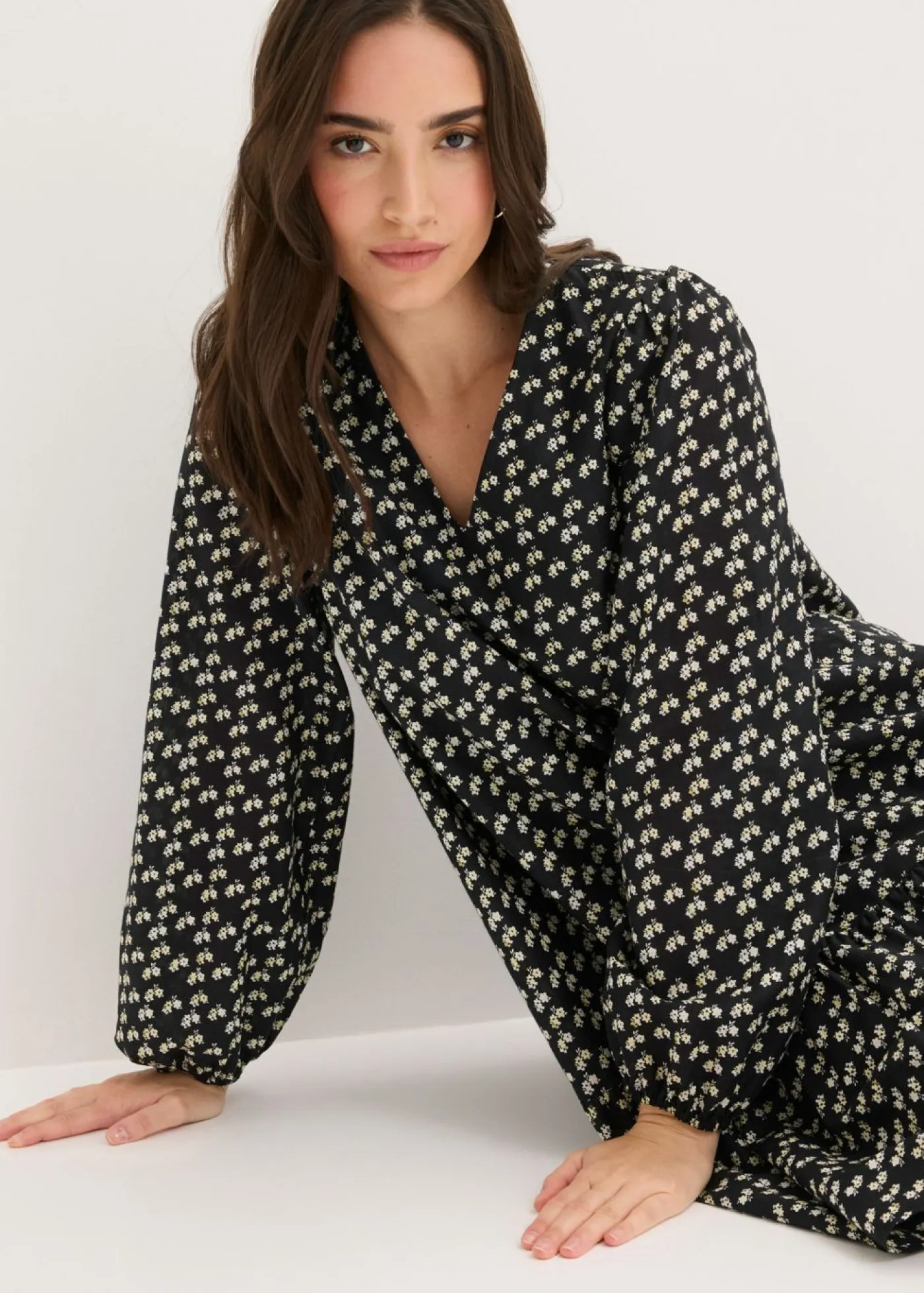 Mujer bonprix bonprix Vestido corto con estructura arrugada