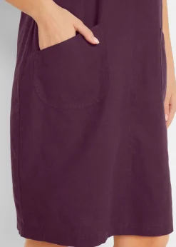 Mujer bonprix bonprix Vestido corto con lino