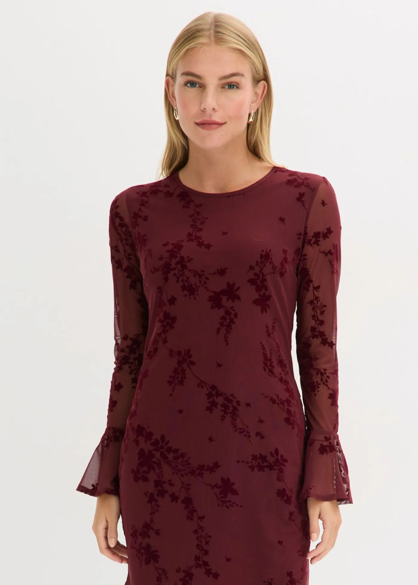 Mujer bonprix bonprix Vestido corto con malla