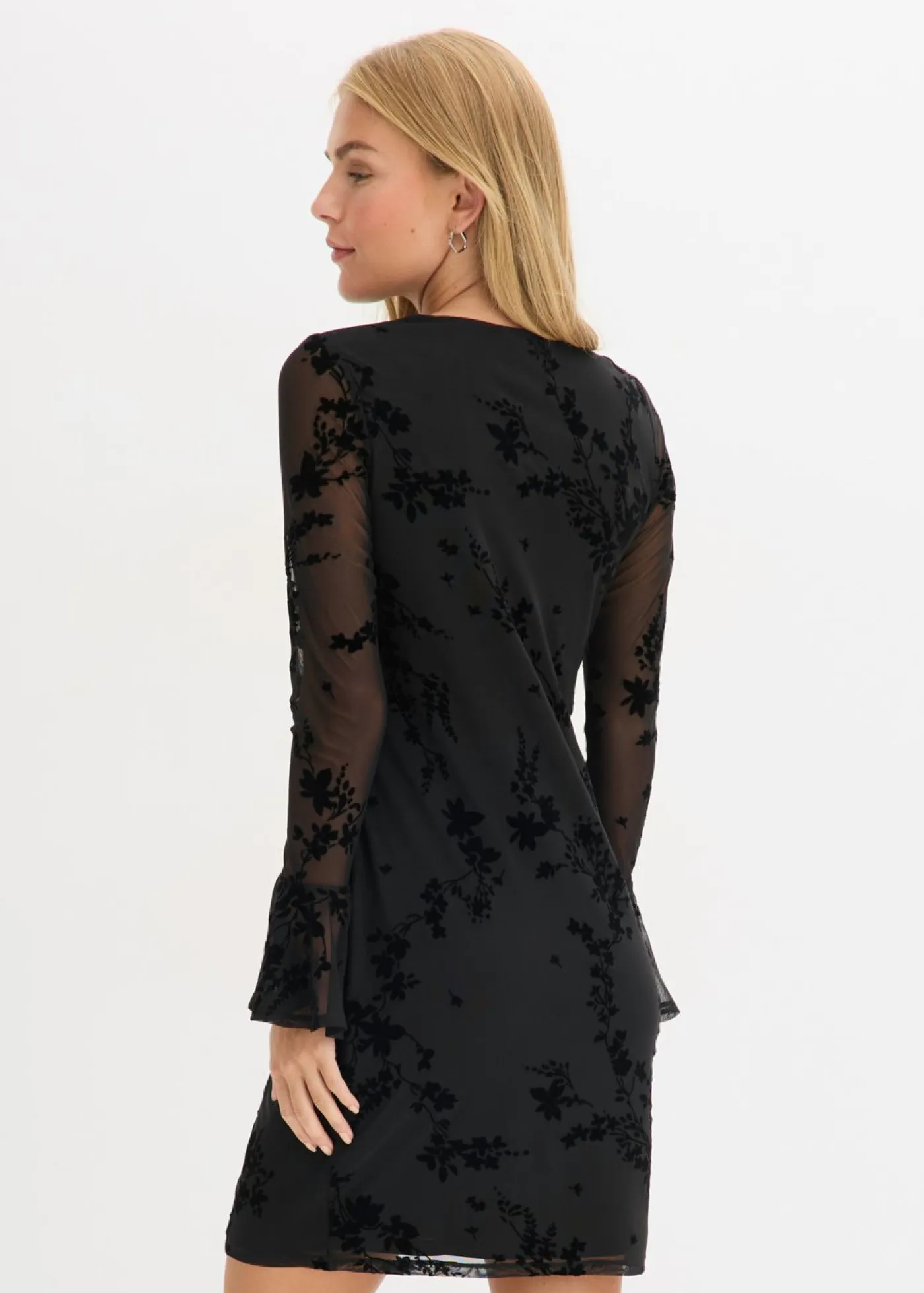 Mujer bonprix bonprix Vestido corto con malla