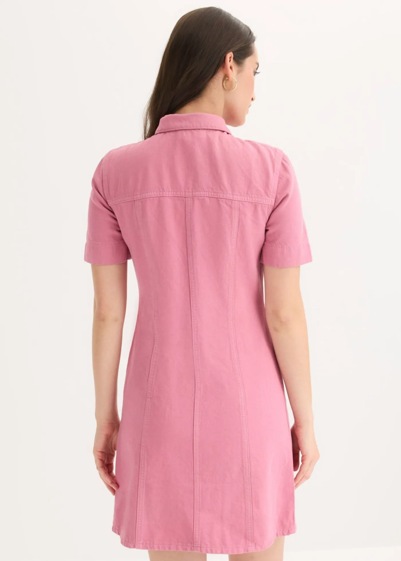 bonprix bonprix Vestidos|Novedades>Vestido corto de algodón puro Malva