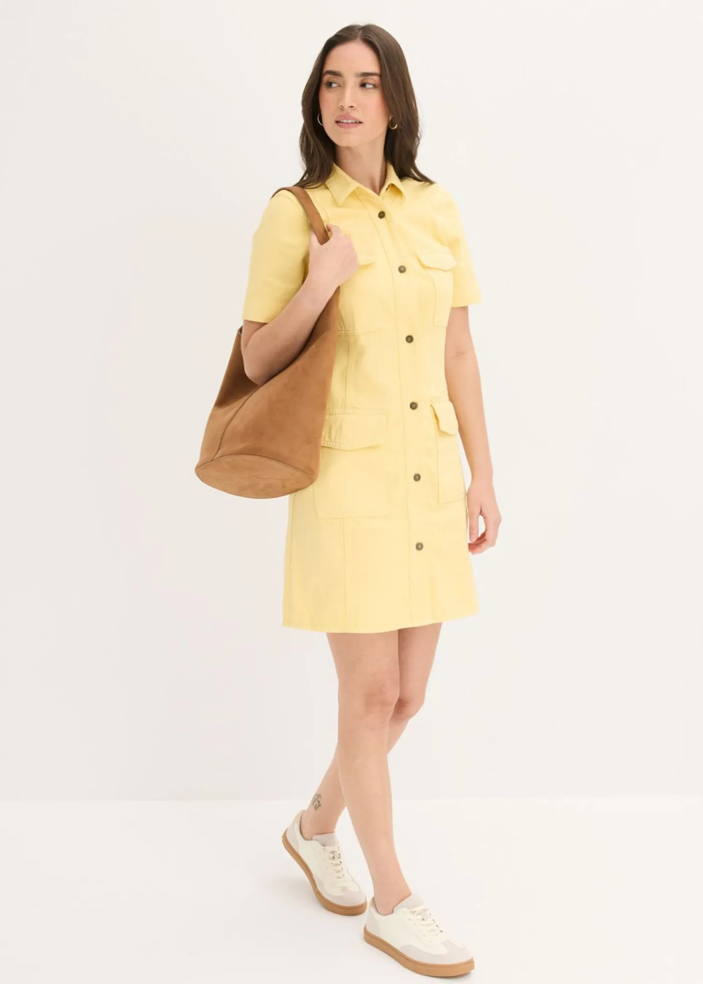 Mujer bonprix bonprix Vestido corto de algodón puro