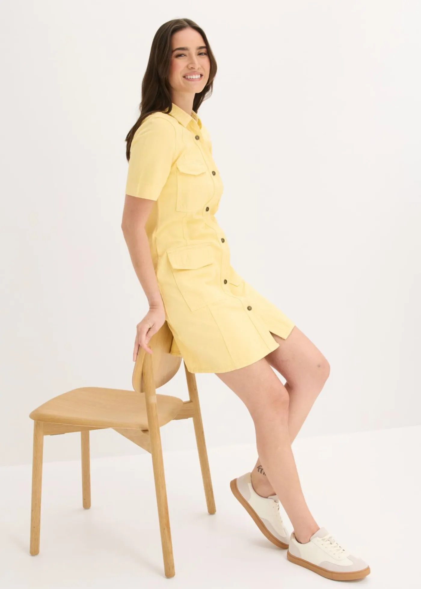 Mujer bonprix bonprix Vestido corto de algodón puro