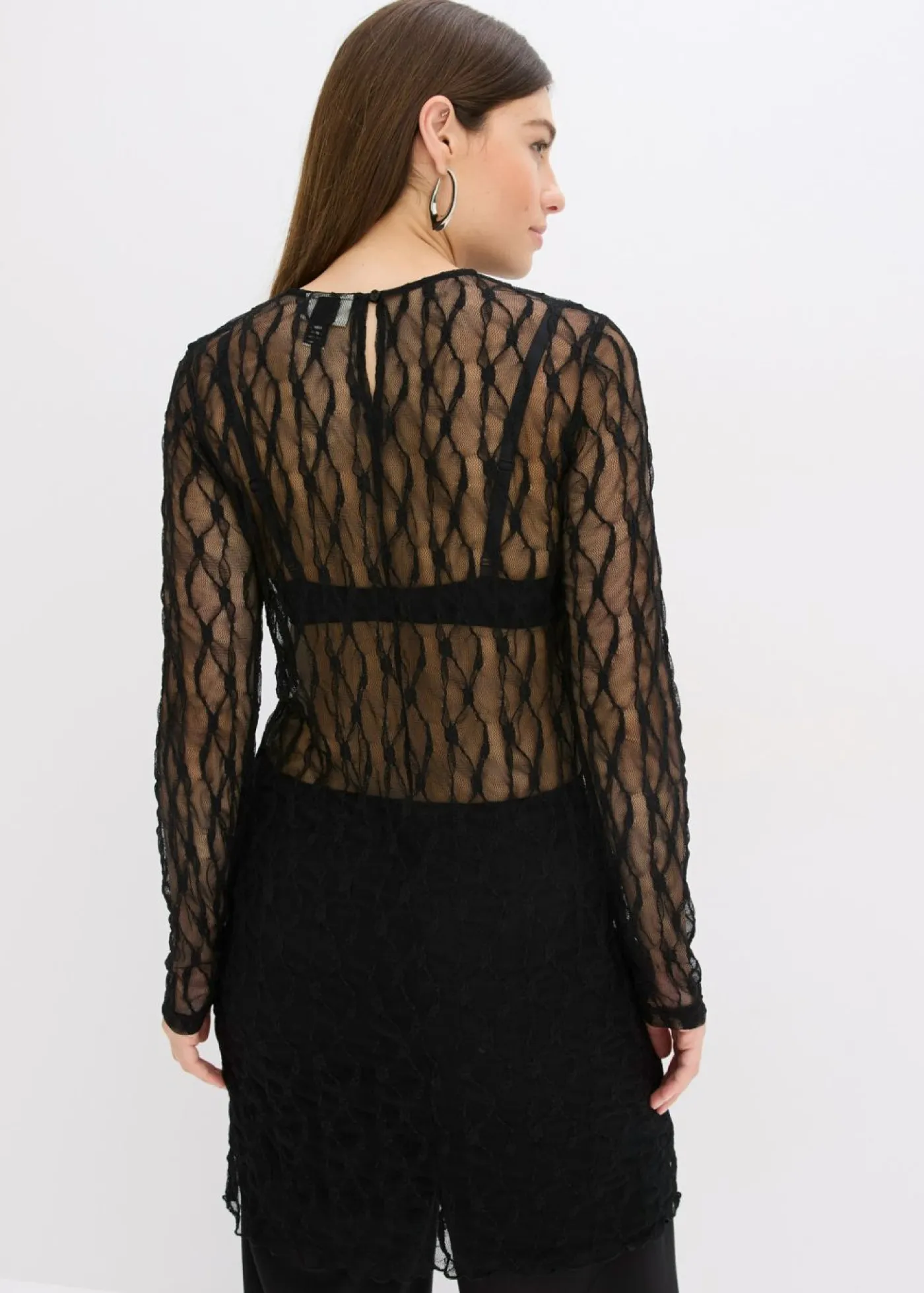 Mujer bonprix bonprix Vestido corto de encaje