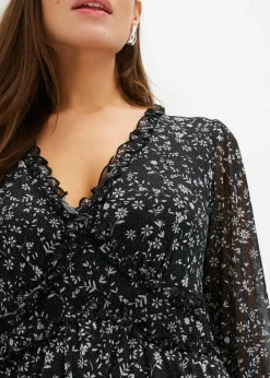 Mujer bonprix bonprix Vestido corto de malla fina