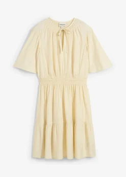 Mujer bonprix bonprix Vestido corto de mezcla de viscosa fluida