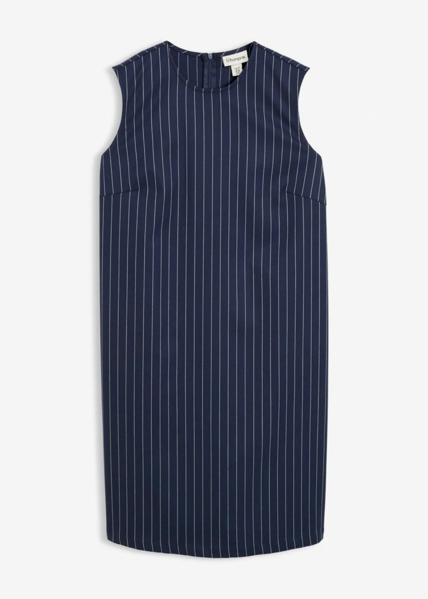 Mujer bonprix bonprix Vestido corto de mezcla de viscosa con raya diplomática