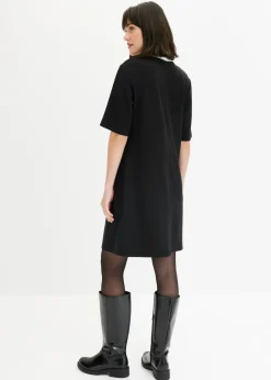 Mujer bonprix bonprix Vestido corto de neopreno con cuello alto
