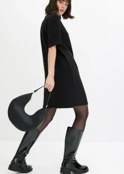 Mujer bonprix bonprix Vestido corto de neopreno con cuello alto