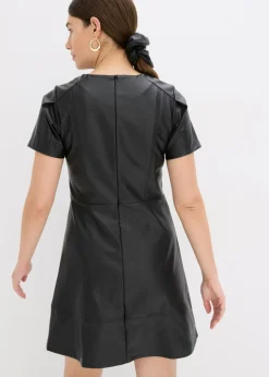 Mujer bonprix bonprix Vestido corto de piel sintética
