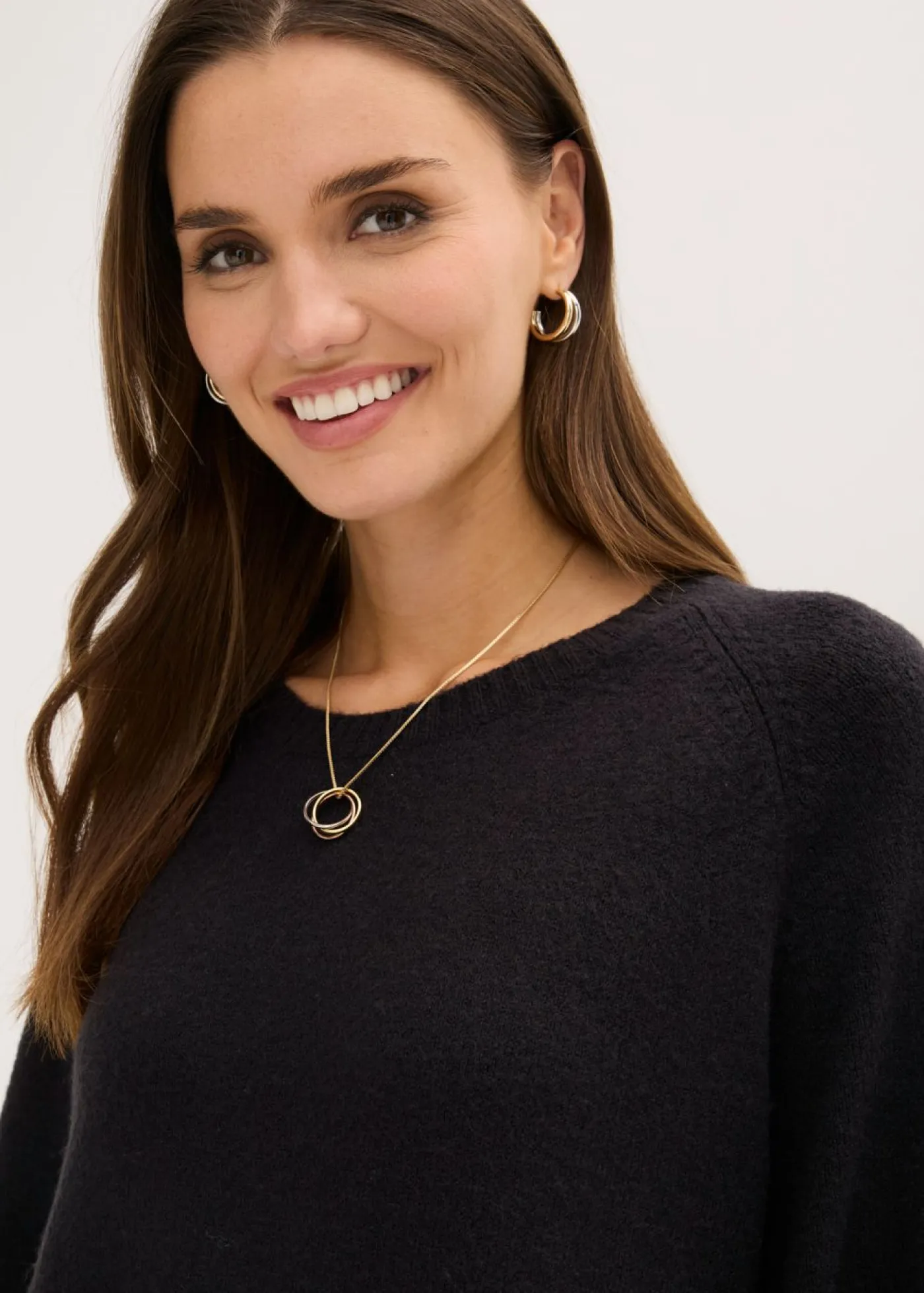 bonprix bonprix Vestidos|Ropa De Punto>Vestido corto de punto Negro