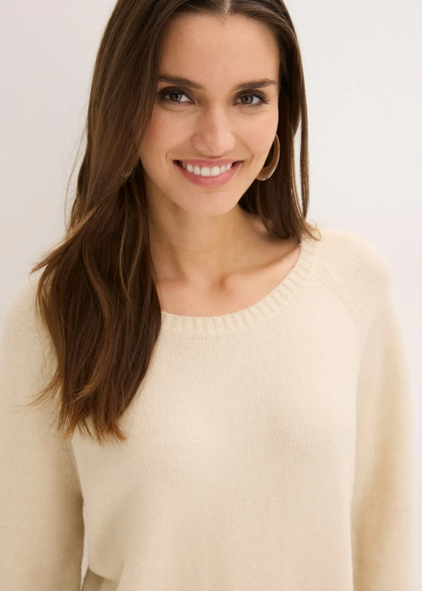 bonprix bonprix Vestidos|Ropa De Punto>Vestido corto de punto Arena claro