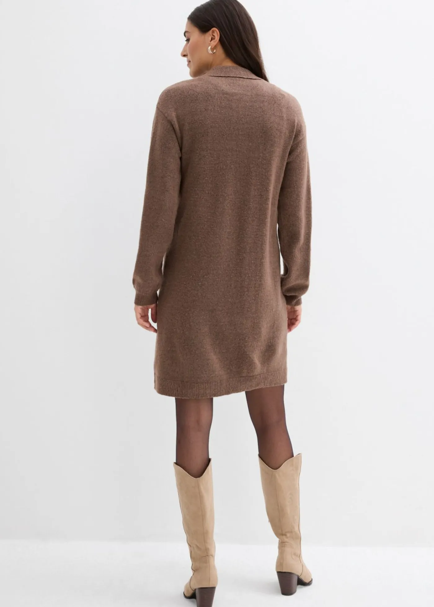 Mujer bonprix bonprix Vestido corto de punto con botones