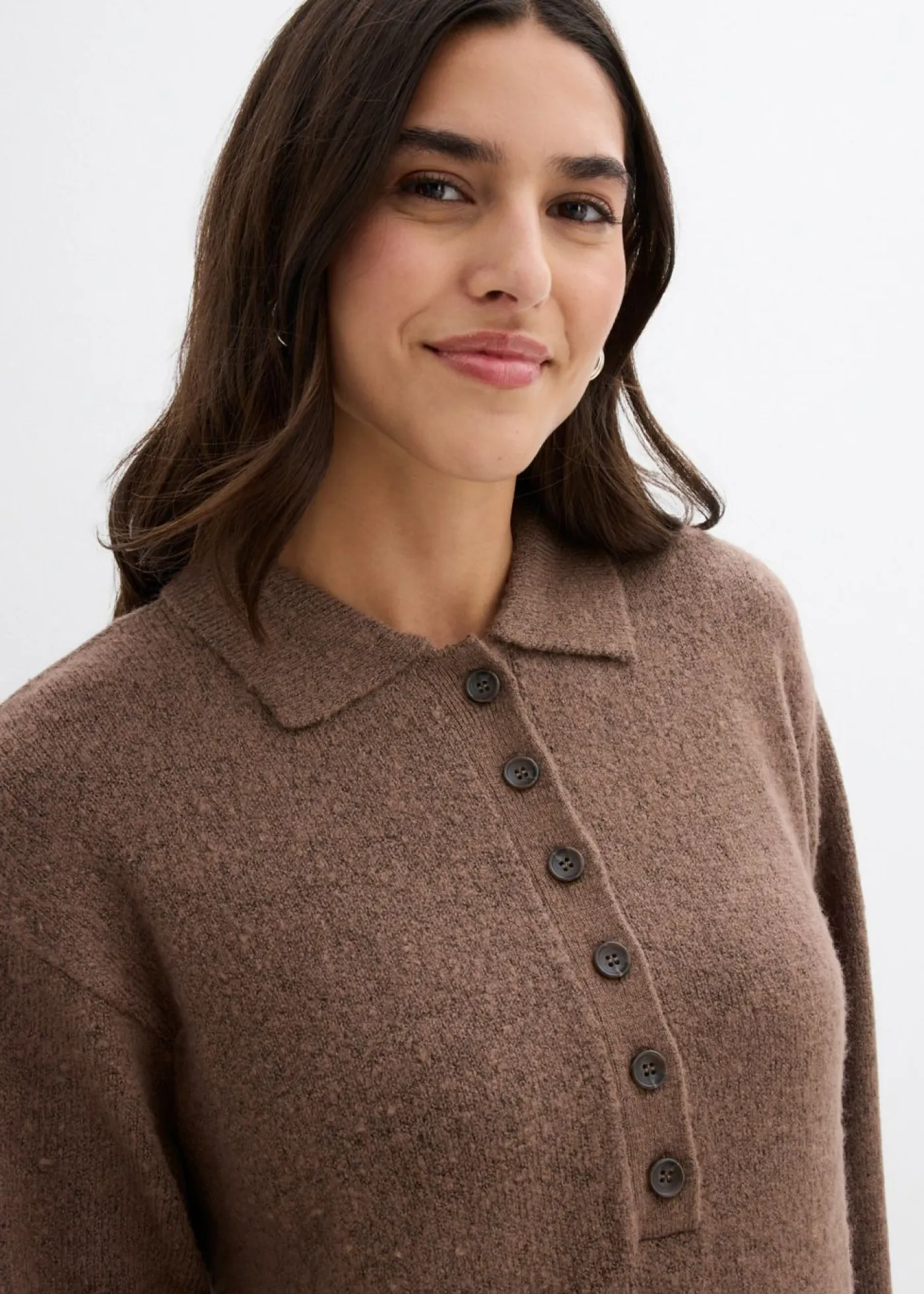 Mujer bonprix bonprix Vestido corto de punto con botones