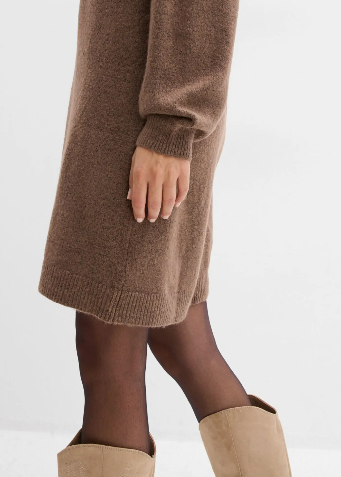 Mujer bonprix bonprix Vestido corto de punto con botones