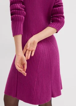 Mujer bonprix bonprix Vestido corto de punto de suave mezcla de viscosa