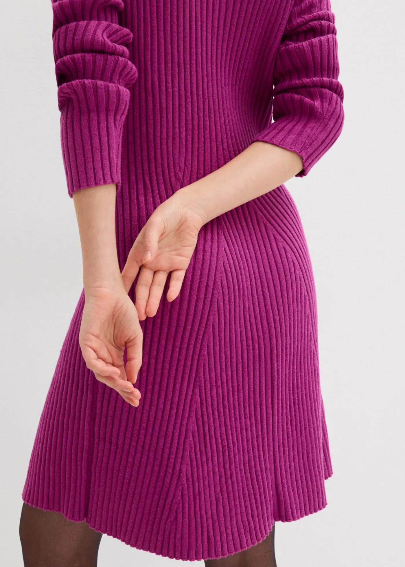 Mujer bonprix bonprix Vestido corto de punto de suave mezcla de viscosa