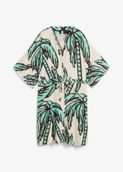 Mujer bonprix bonprix Vestido corto de viscosa fluida con mangas tipo kimono