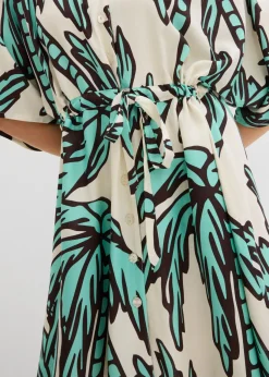 Mujer bonprix bonprix Vestido corto de viscosa fluida con mangas tipo kimono