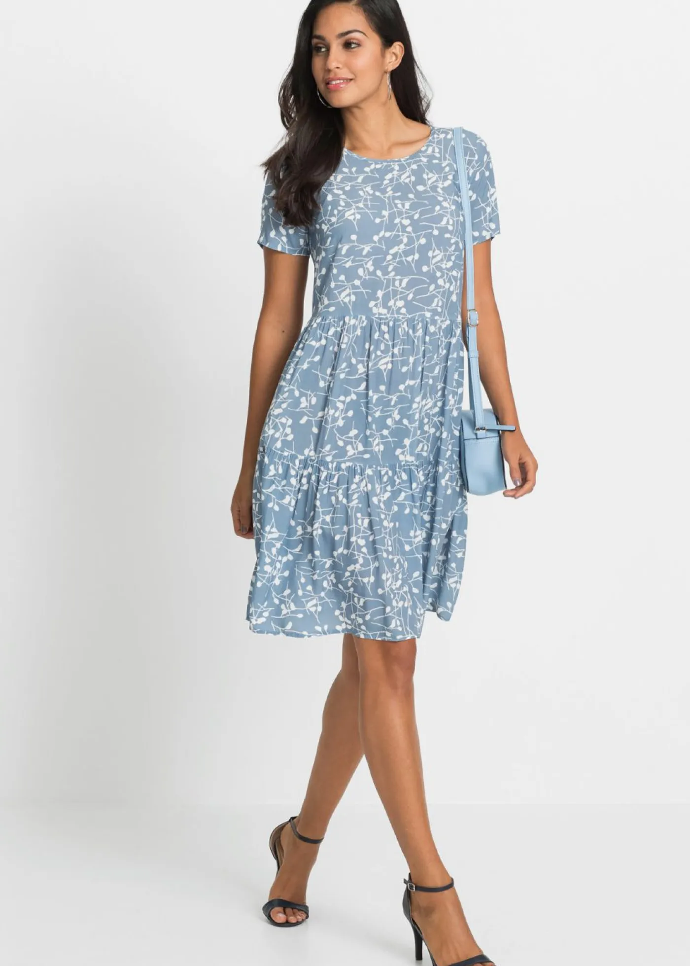 Mujer bonprix bonprix Vestido corto de viscosa fluida