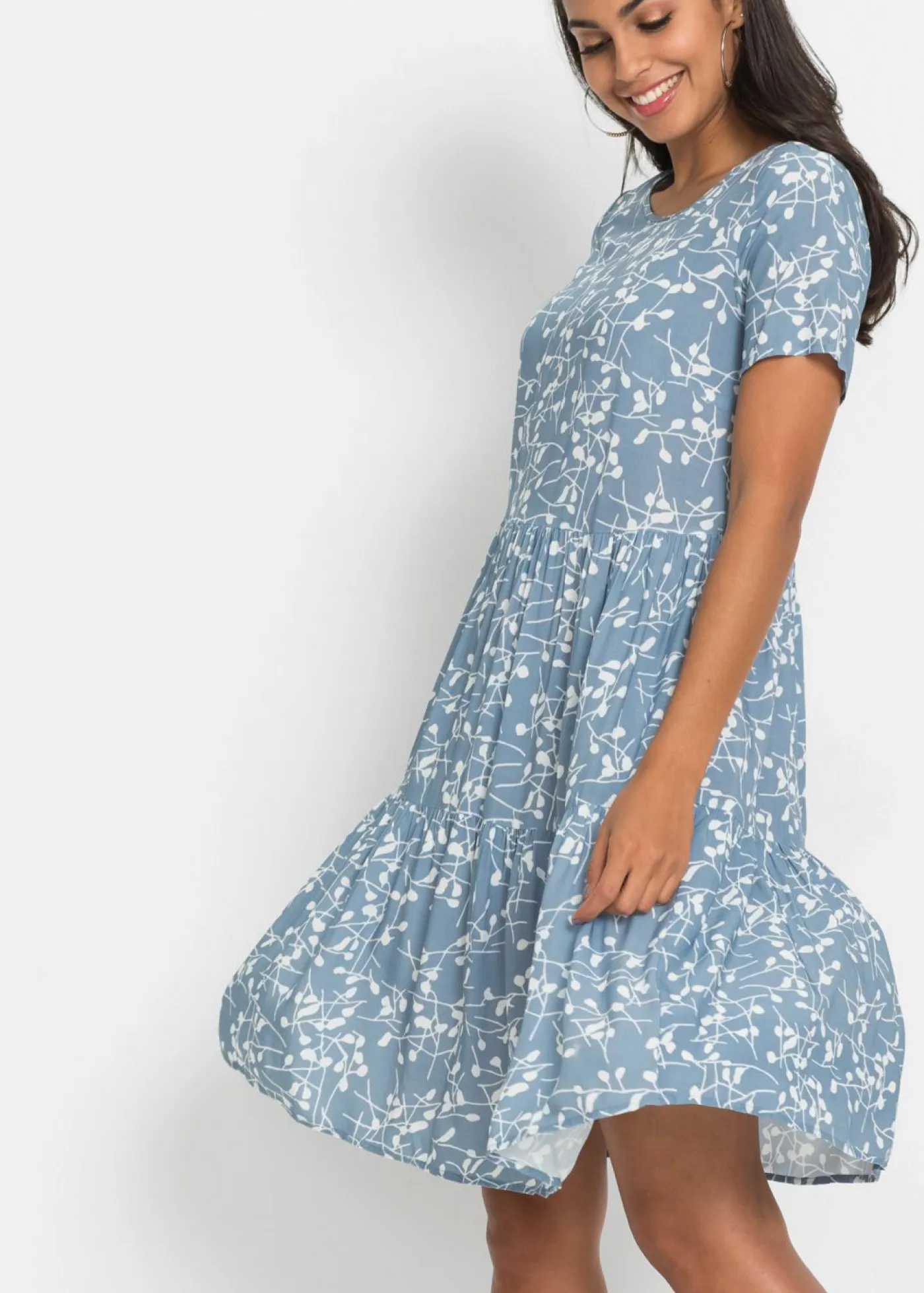 Mujer bonprix bonprix Vestido corto de viscosa fluida