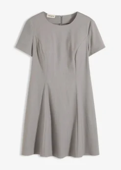 bonprix bonprix Vestidos>Vestido corto estilo skater gris moteado