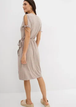 Mujer bonprix bonprix Vestido cruzado de mezcla fluida de viscosa y elastano