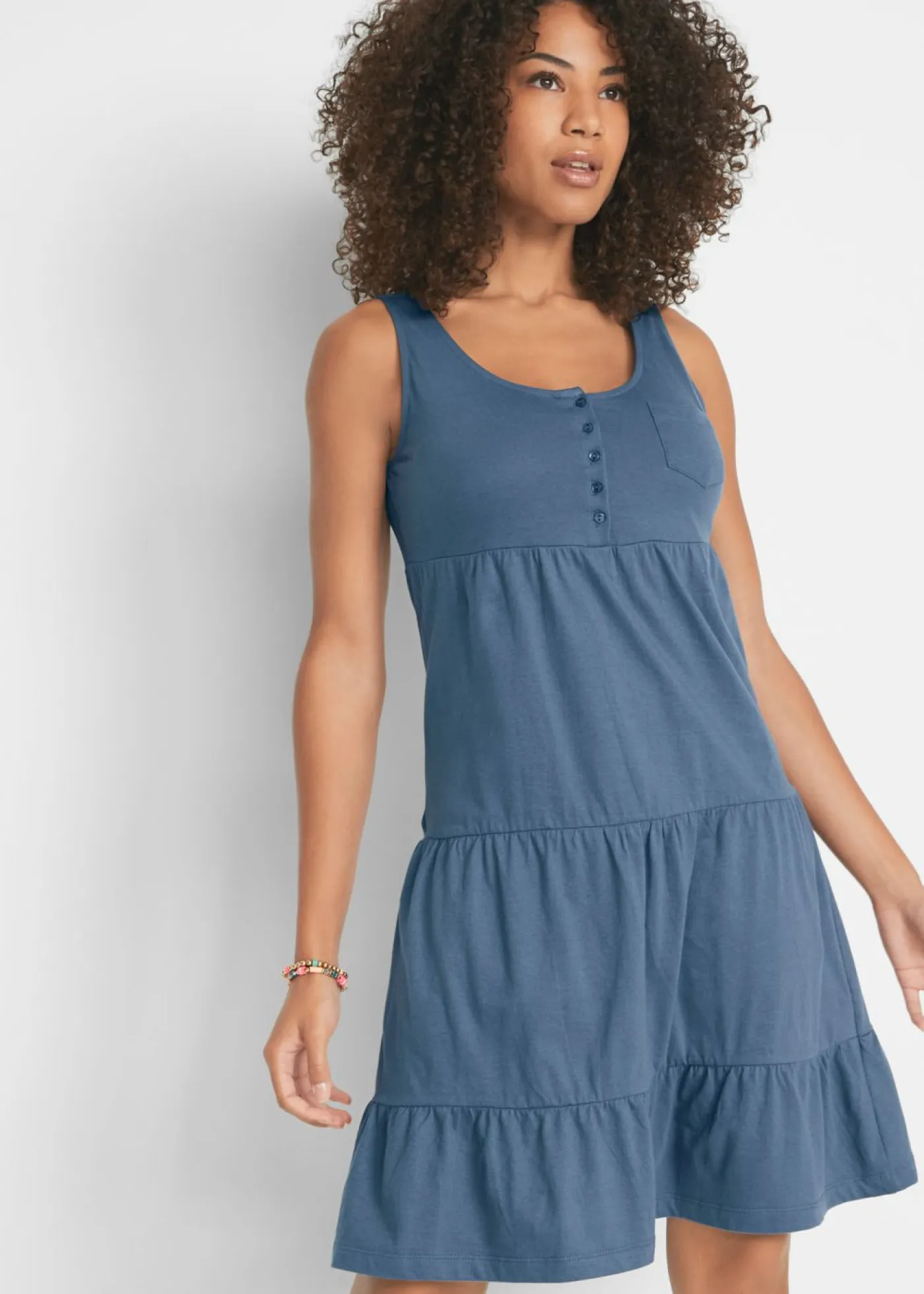 Mujer bonprix bonprix Vestido de algodón corto