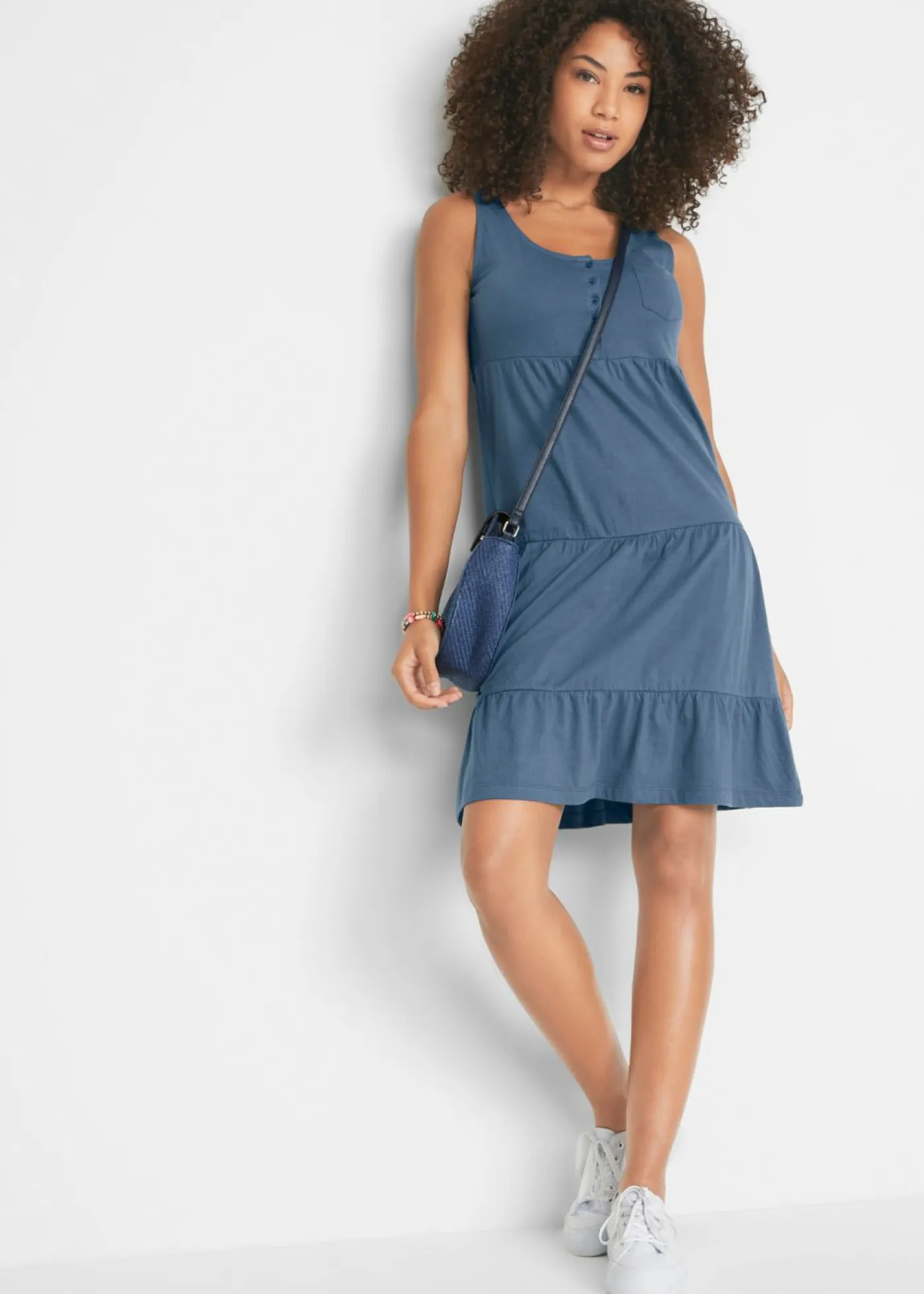 Mujer bonprix bonprix Vestido de algodón corto