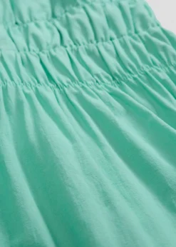 bonprix bonprix Vestidos>Vestido de algodón orgánico puro con tirantes Azul mentol