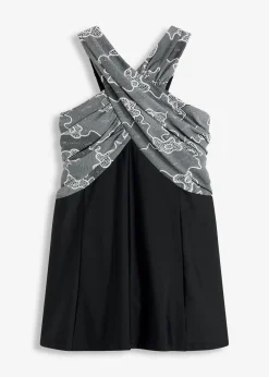 Mujer bonprix bonprix Vestido de baño con aspecto cruzado