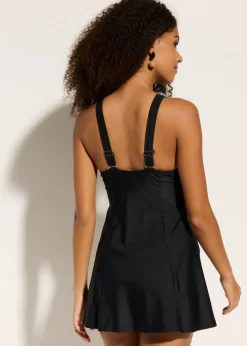 Mujer bonprix bonprix Vestido de baño con aspecto cruzado