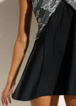 Mujer bonprix bonprix Vestido de baño con aspecto cruzado