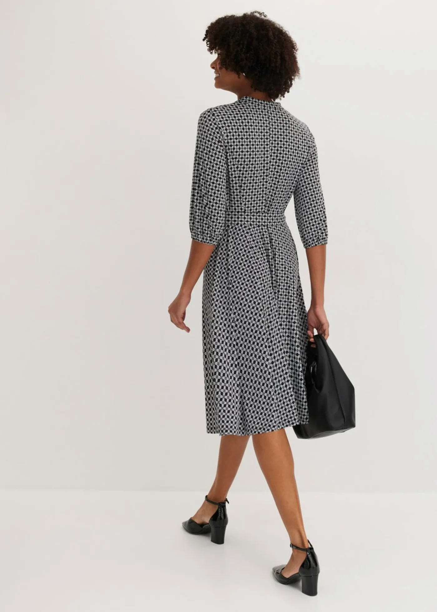 Mujer bonprix bonprix Vestido de blusa en jersey con cordón (2 piezas)