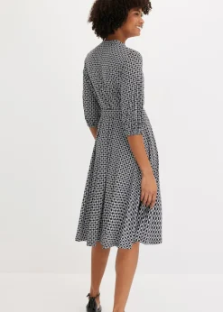 Mujer bonprix bonprix Vestido de blusa en jersey con cordón (2 piezas)