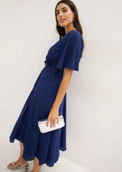 Mujer bonprix bonprix Vestido de cóctel con aplicación de encaje